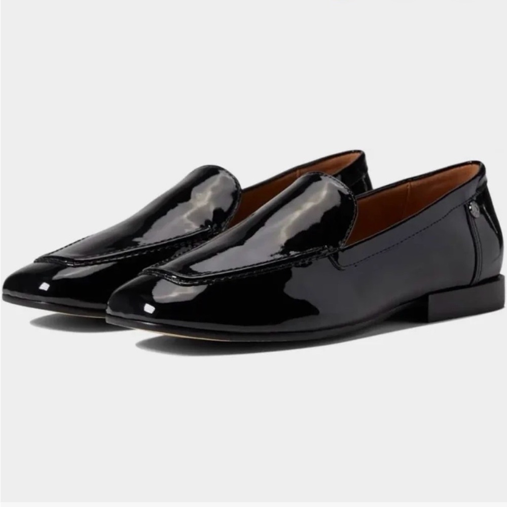NYDJ Shiny Black Patent Loafers